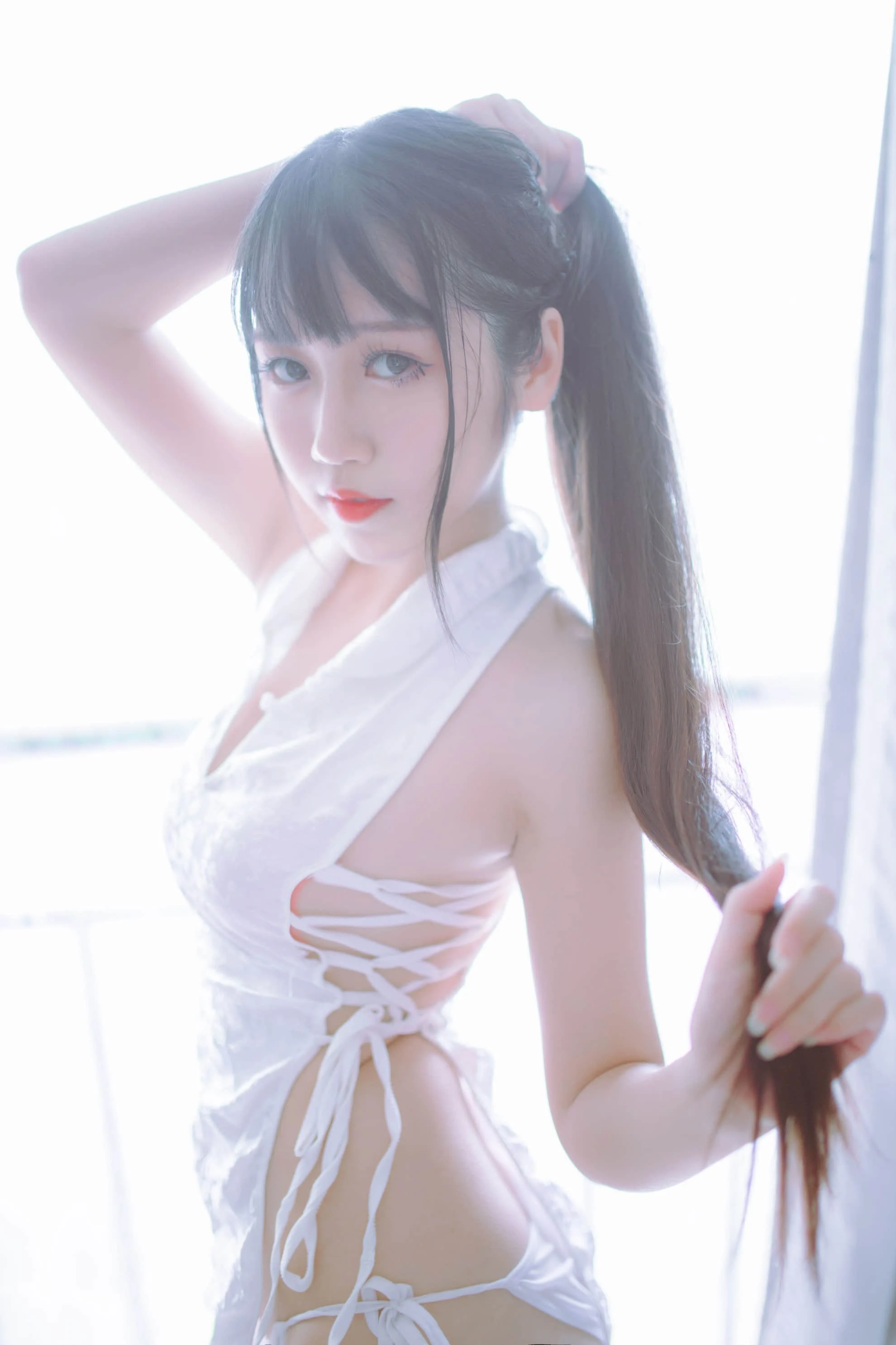 抖娘利世 NO.003 抖娘×不呆猫 黑白旗袍双子 Twins Love - 抖娘利世 NO.003 抖娘×不呆猫 黑白旗袍双子 Twins Love